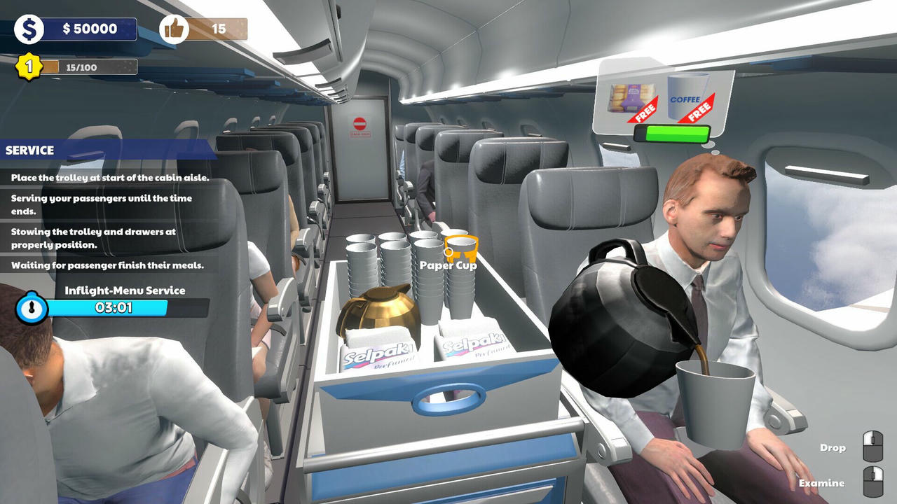 机舱服务员生活模拟器 Cabin Crew Life Simulator 空乘人生模拟器 Build.17917930.20250401 免安装中文版[2.37GB]【B5283】