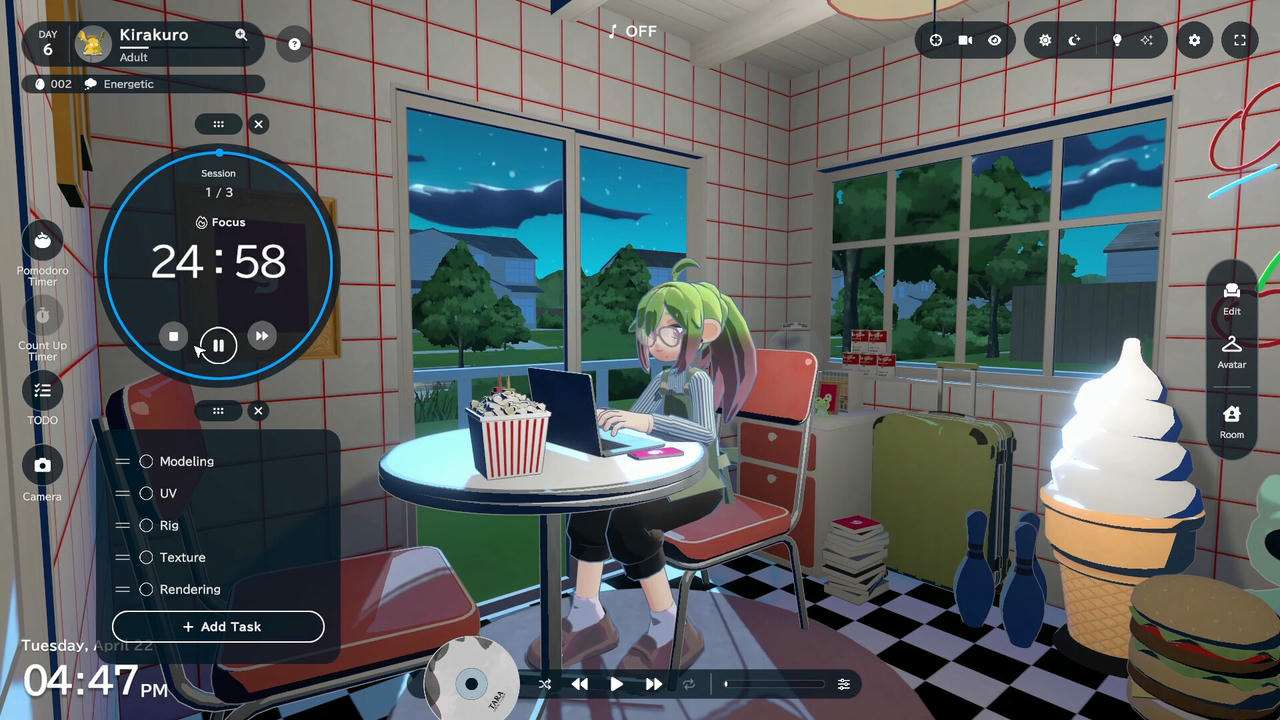 【B6222】咕盒：虚拟形象与专注 gogh：Focus with Your Avatar Build.20297933.20251009 免安装中文版[1.40GB]